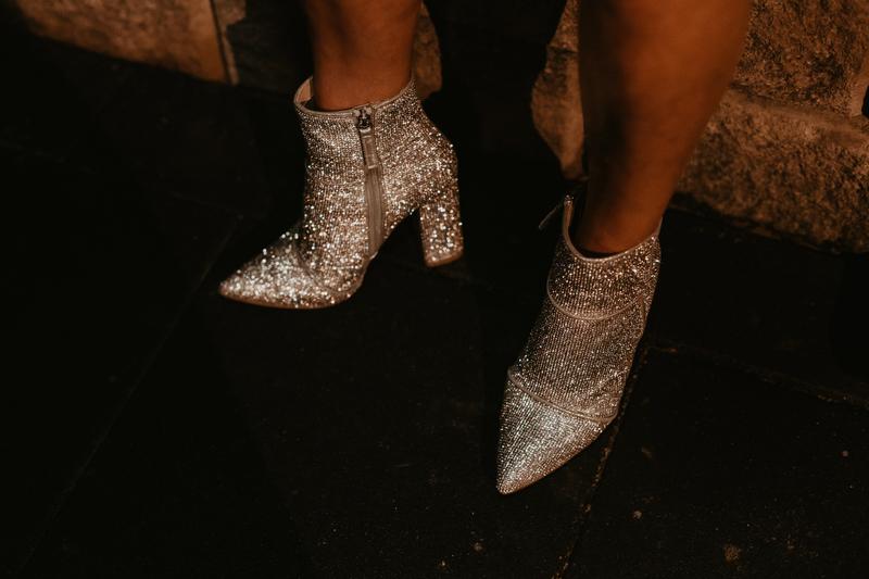 Steve madden hot sale rhinestone booties