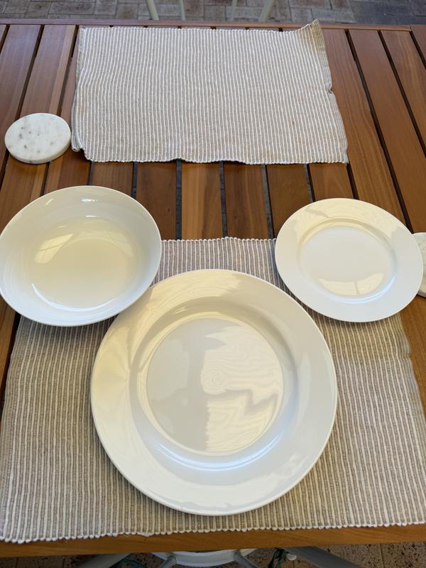 Maxwell Williams White Basics European Rim Dinner Set 12 Piece