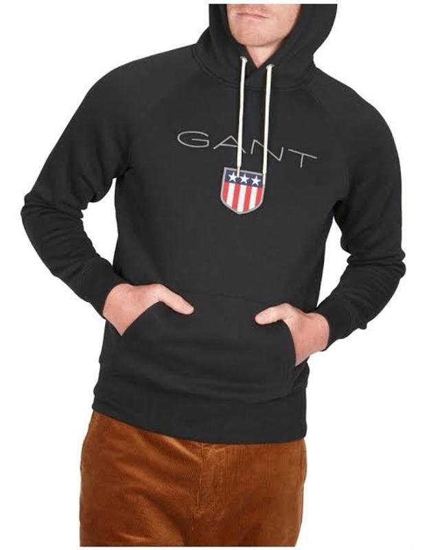 Gant black online sweatshirt