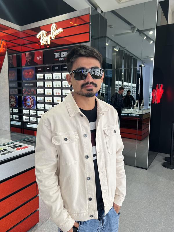 Ray-Ban Boyfriend Two Polarized Sunglasses in Black MYER