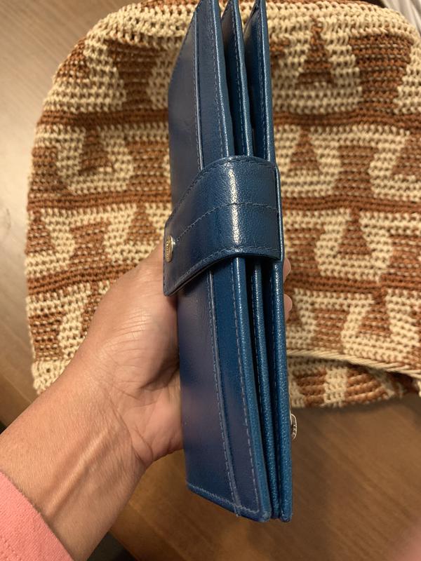 Cellini Petra Blue Trifold Wallet