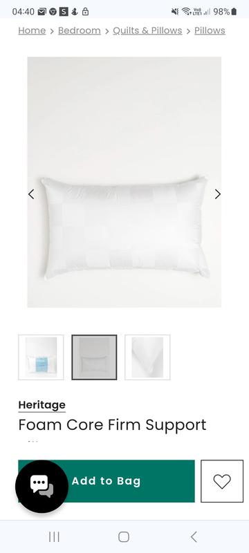 Heritage memory foam pillow best sale
