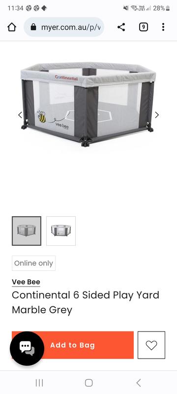 Vee bee playpen baby 2024 bunting