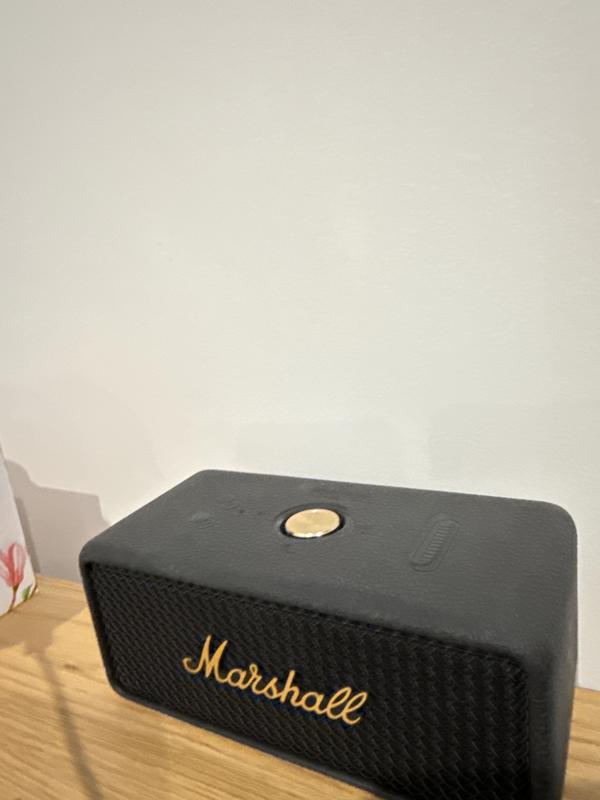 Marshall Emberton III Black＆Brass Marshall Emberton III Portable Bluetooth Speaker, Wireless, IP67