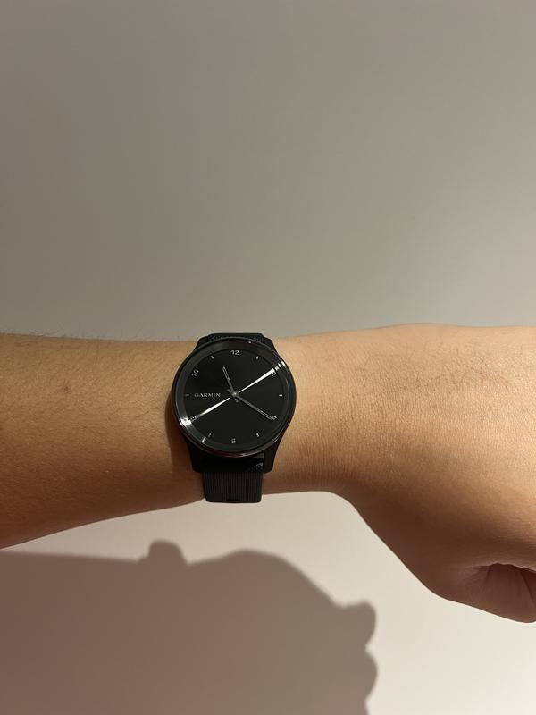 Wrist Vivomove Review Garmin Vivomove Trend Hybrid Smartwatch In