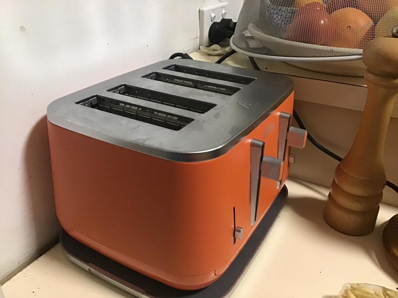Orange 4 slice on sale toaster