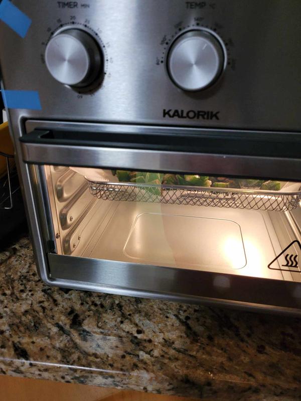 Kalorik AFO46894BKSS 12-Quart Analog Air Fryer Oven In Stainless Metallic