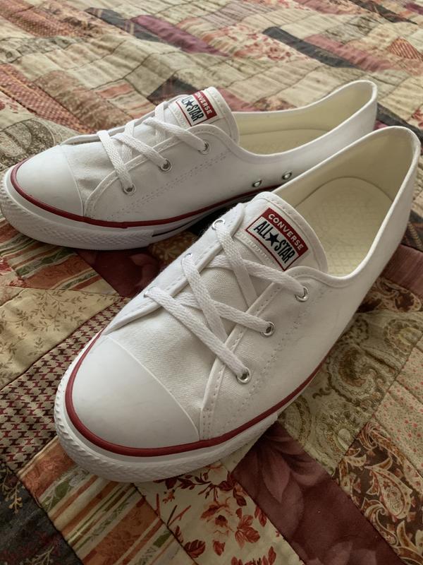 Converse hotsell ballet white