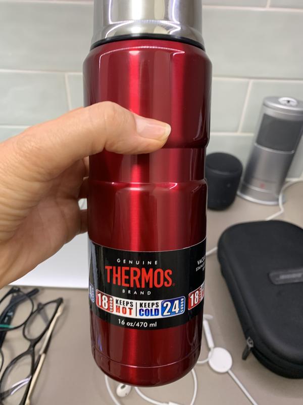 Thermos 470ml Stainless Steel Flask - Red