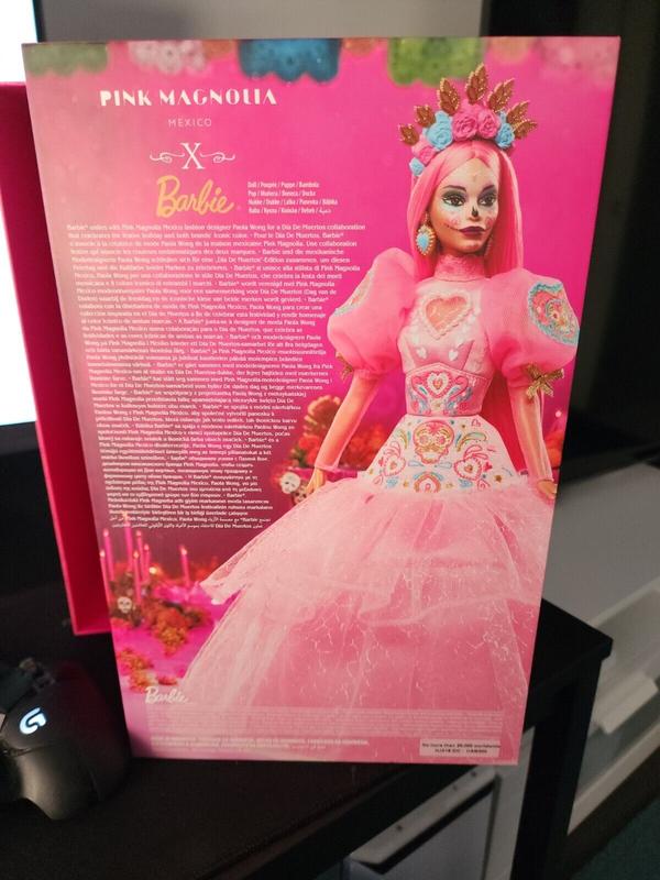 Barbie Signature Dia De Muertos Pink Magnolia X Barbie Doll MYER