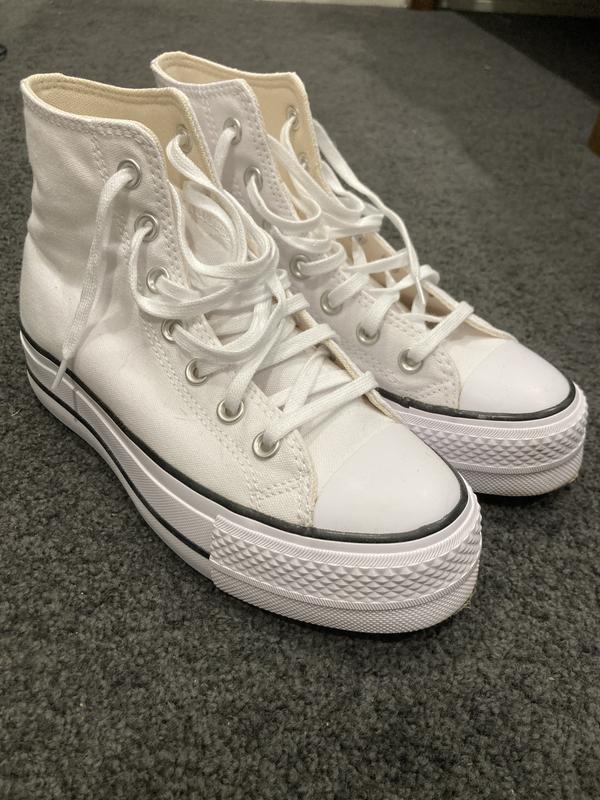 Converse double semelle discount blanche