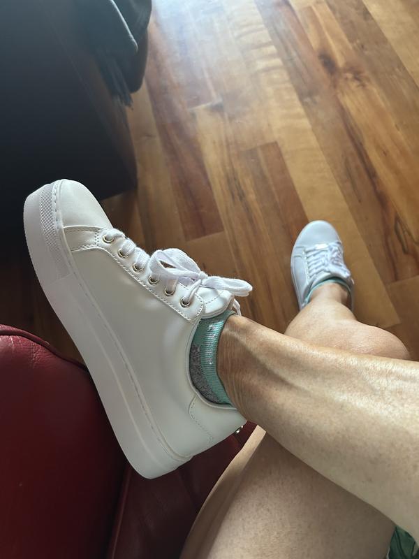 Nine West Gatspy Sneaker In White | MYER