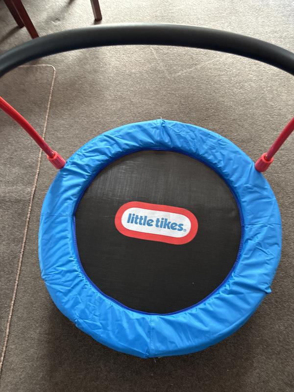 Little tikes easy outlet store 3ft folding trampoline