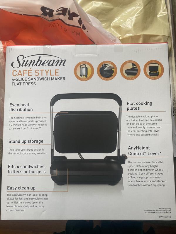 Sunbeam - 4 Slice Sandwich Toaster - Silver, Shop Today. Get it Tomorrow!