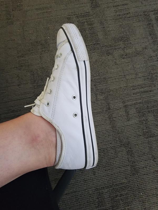 Converse dainty hotsell lo white leather