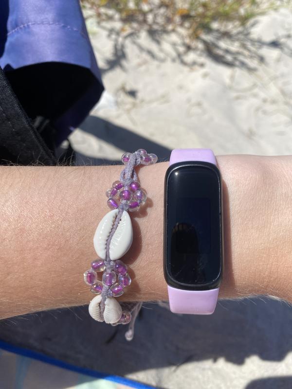Fitbit Inspire 3 Tracking Watch Black Case with Lilac Bliss Sport