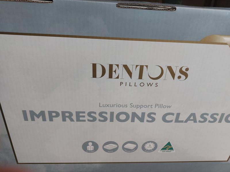 Dentons Pillows Impressions Classic Memory Foam Pillow MYER