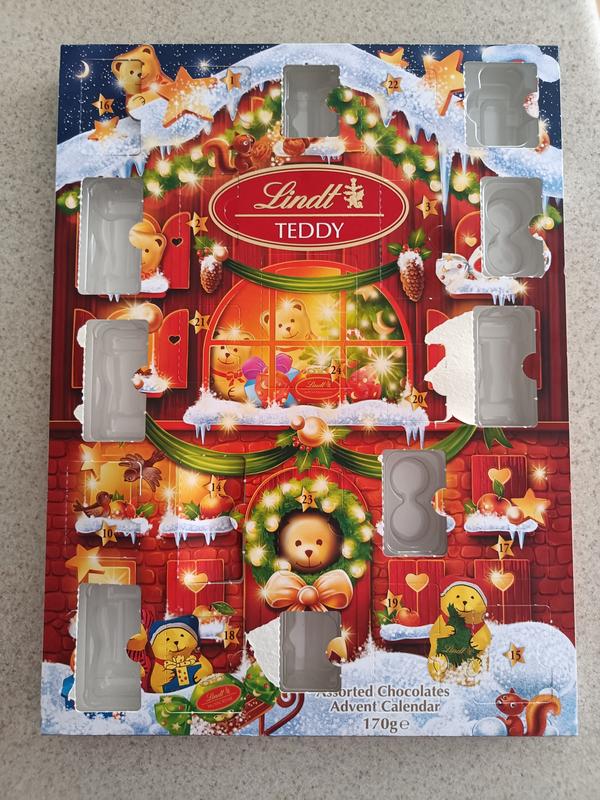 lindt teddy advent calendar 2018