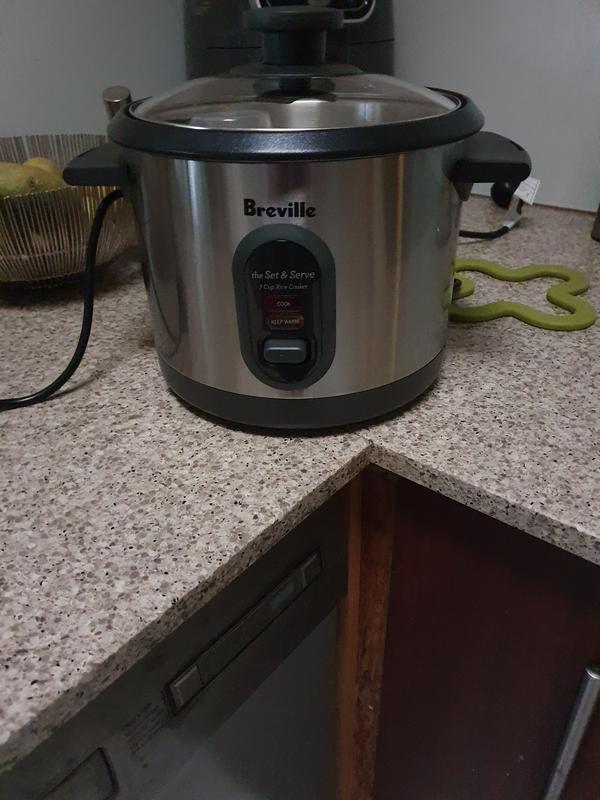 Breville Rice Master Brushed Stainless Steel 7 Cup Rice Cooker