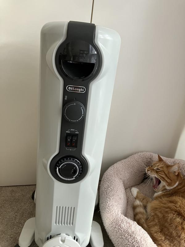 Delonghi RadiaS 1000W Column Heater With Timer In White TRRS0510T | MYER