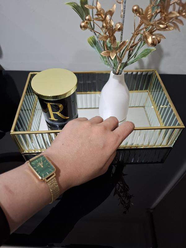 Daniel Wellington Quadro Pressed Evergold Green Dial  display picture 1