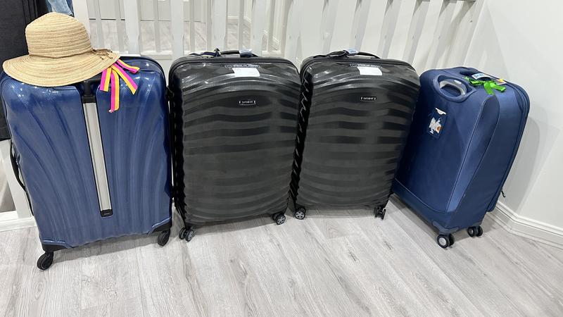 Samsonite Lite-Shock 75cm Sport Spinner Suitcase in Black MYER