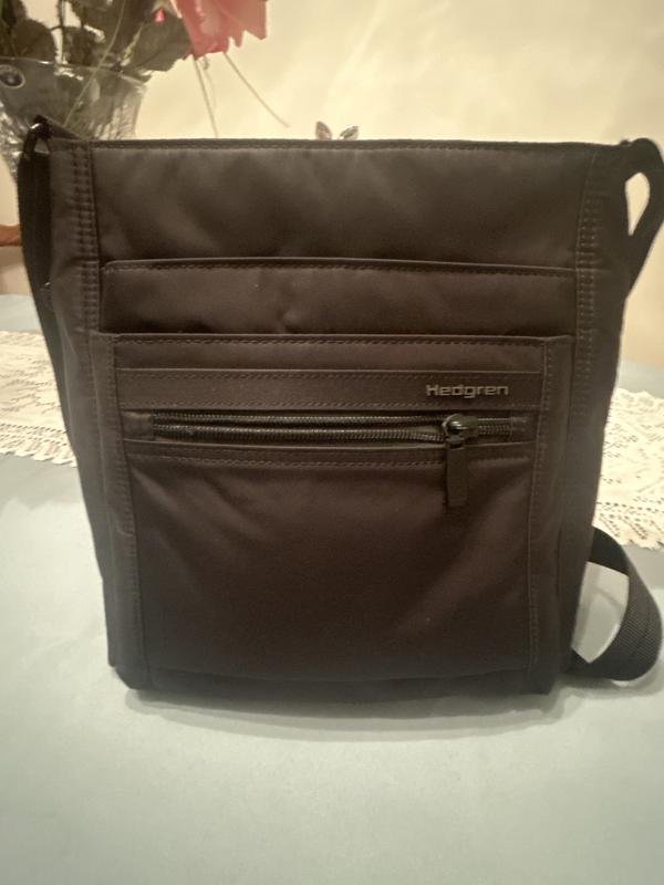 Hedgren Orva Black Zip Top Crossbody Bag IC370.003 MYER