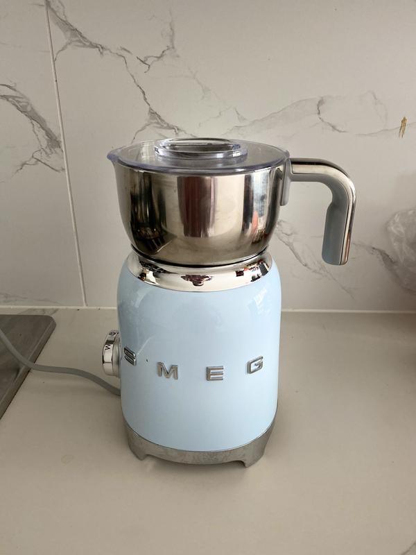 Smeg MFF01PBAU 50s Retro Style Milk Frother - Blue at The Good Guys