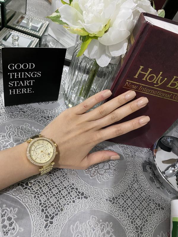 Michael Kors Gold Stainless Steel Chronograph Watch MK5354 MYER