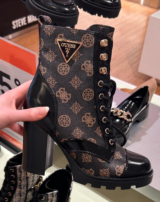 Guess Neadyn Boots in Black Brown MYER