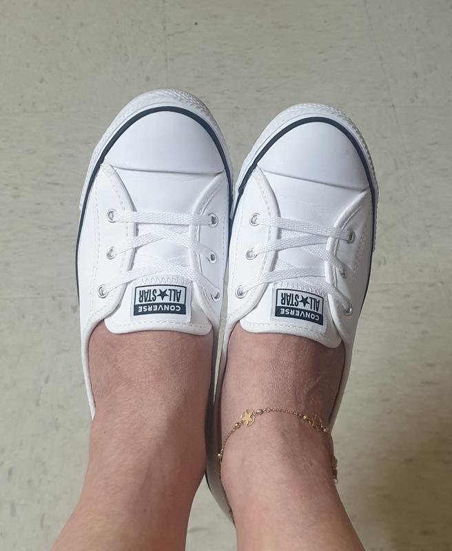 Converse white leather ballet clearance