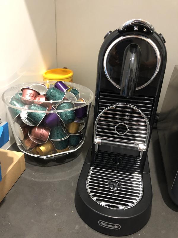 Nespresso De'Longhi Citiz EN167.W - Cafetera monodosis de cápsulas Nespresso,  compacta, 19 bares, apagado automático, color blanco, Incluye pack de  bienvenida con 14 cápsulas : : Alimentación y bebidas