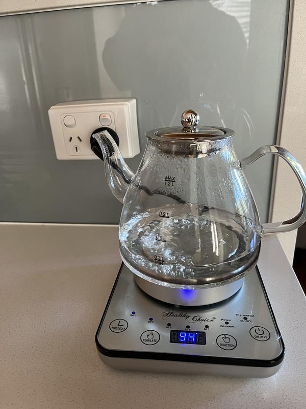 Digital Glass Kettle with Tea Infuser