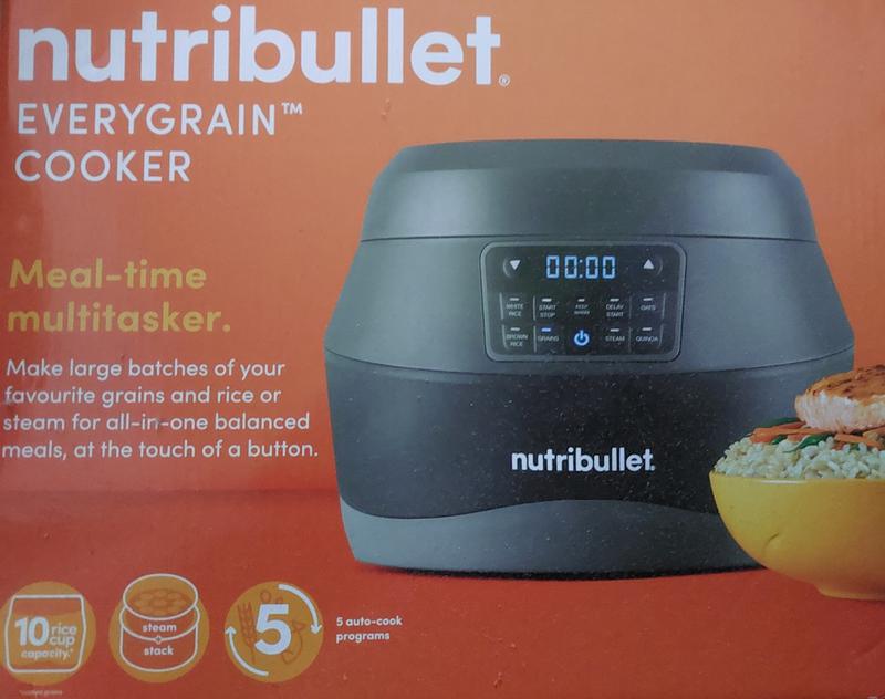 Nutribullet EveryGrain Cooker In Dark Grey NBG07100