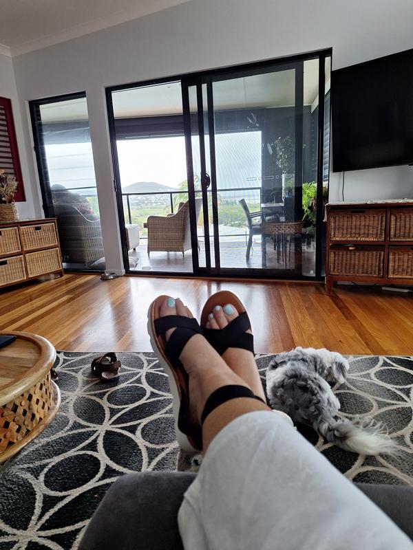 Nine West Bounce Sandals In Black MYER