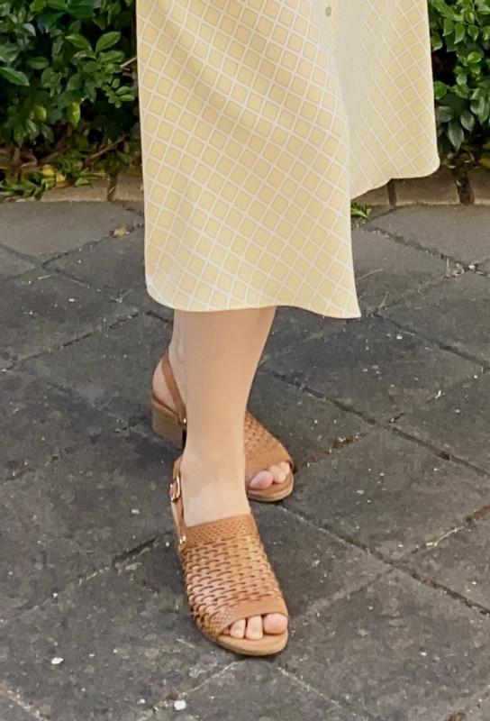 Planet Shoes Airy Leather Sandal in Tan MYER