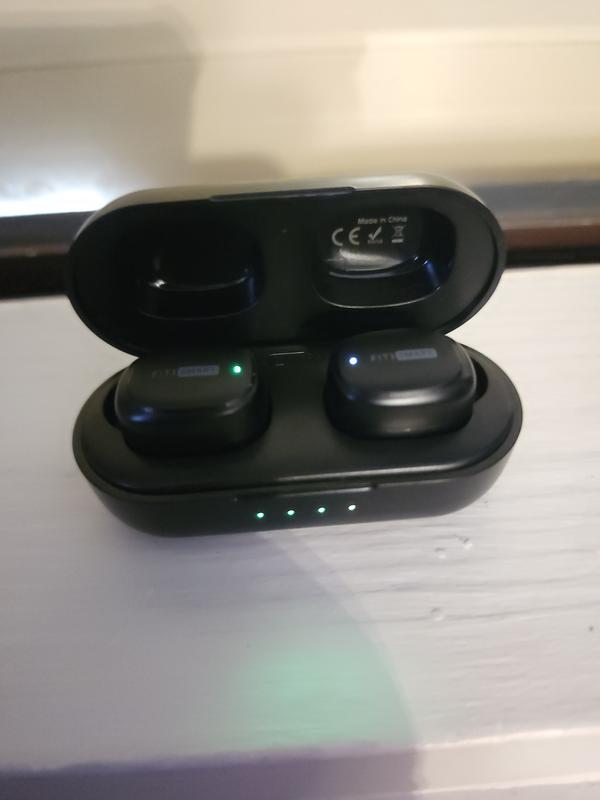 Fit Smart Wireless Ear Buds With Charging Case In Black MYER