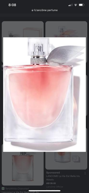 Lancome discount perfume myer