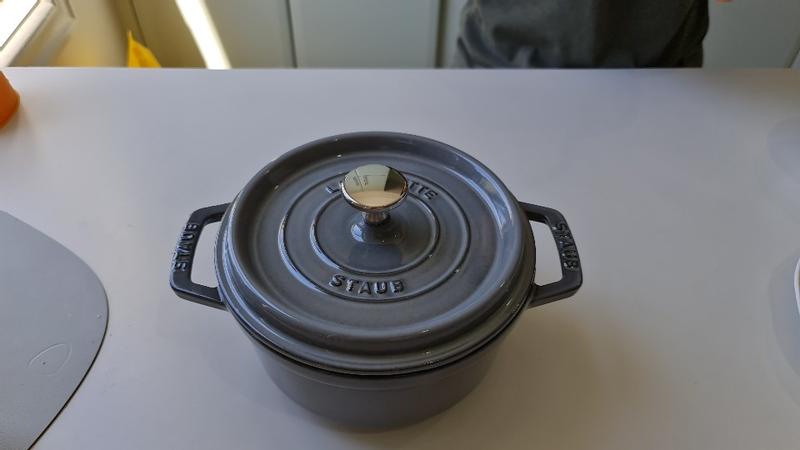 Staub Round Cocotte 18cm/1.7L in Graphite | MYER