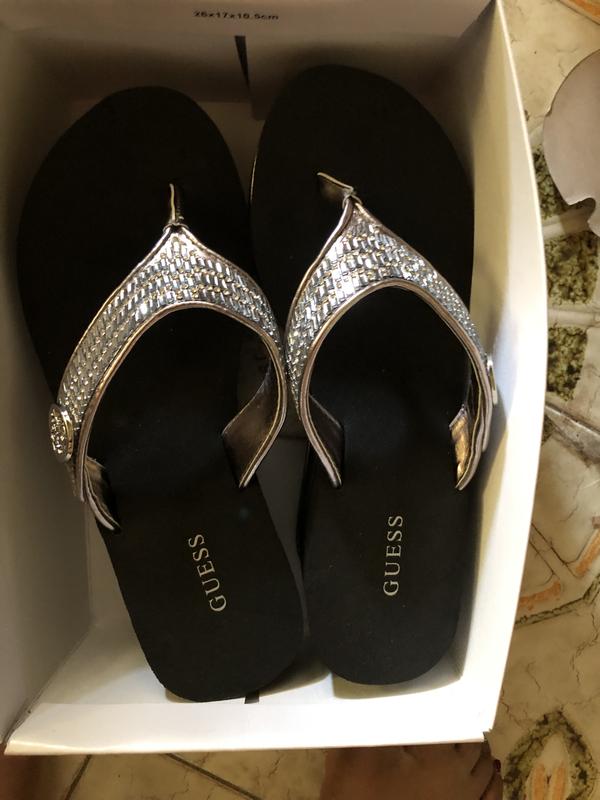 Guess rhinestone sandals deals