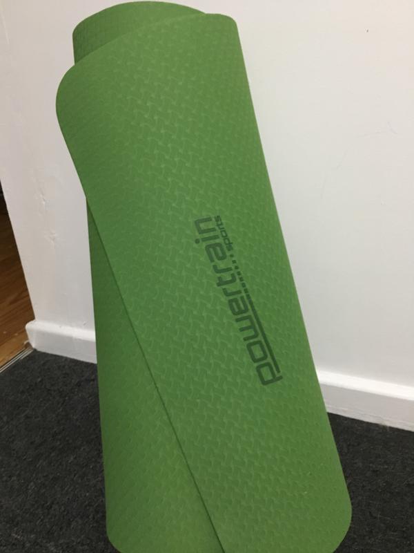 Powertrain Eco Friendly TPE Yoga Mat Exercise Pilates - Green - Bunnings  Australia