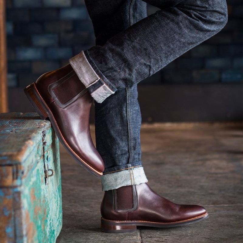 Rodd & Gunn Lyttleton Chelsea Boot in Teak Multi | MYER display picture 3