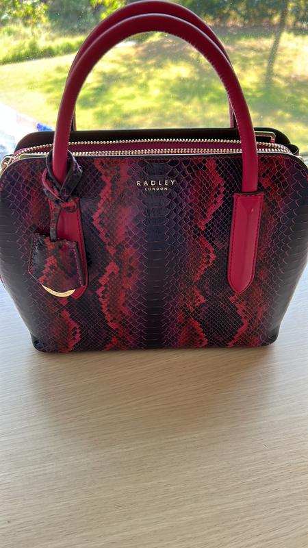 Radley London Women's Hill Gate Place Faux Snake Grab Satchel