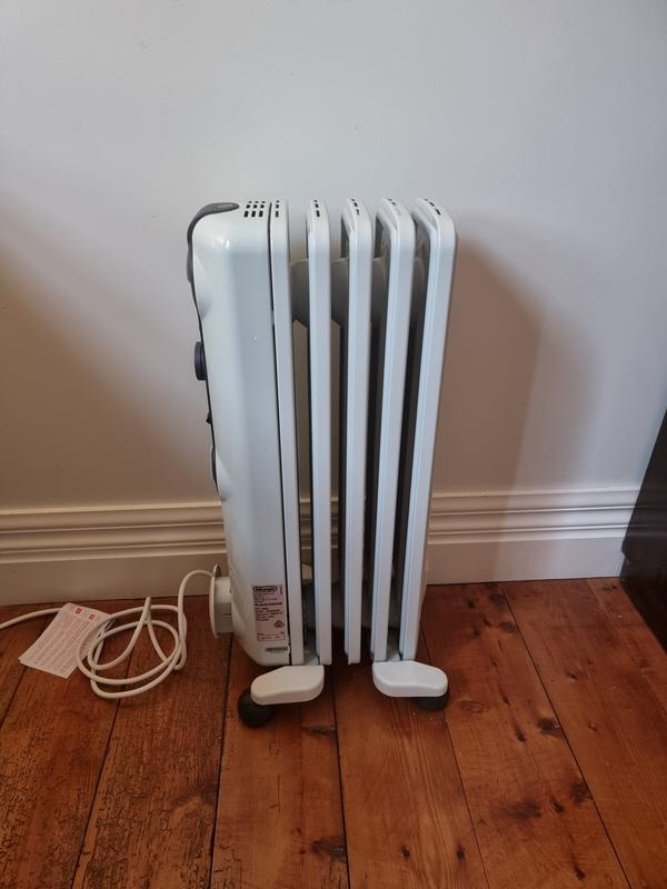 Delonghi RadiaS 1000W Column Heater With Timer In White TRRS0510T | MYER