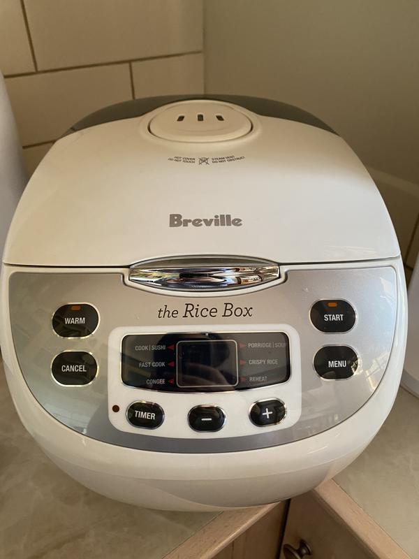 Breville the Rice Box™ 10 Cup Rice Cooker BRC460WHT