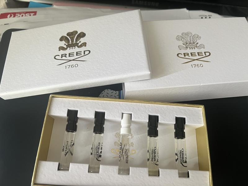 Creed aftershave sample set hot sale