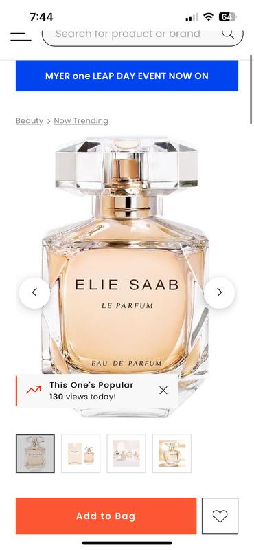 Elie saab cheap perfume myer