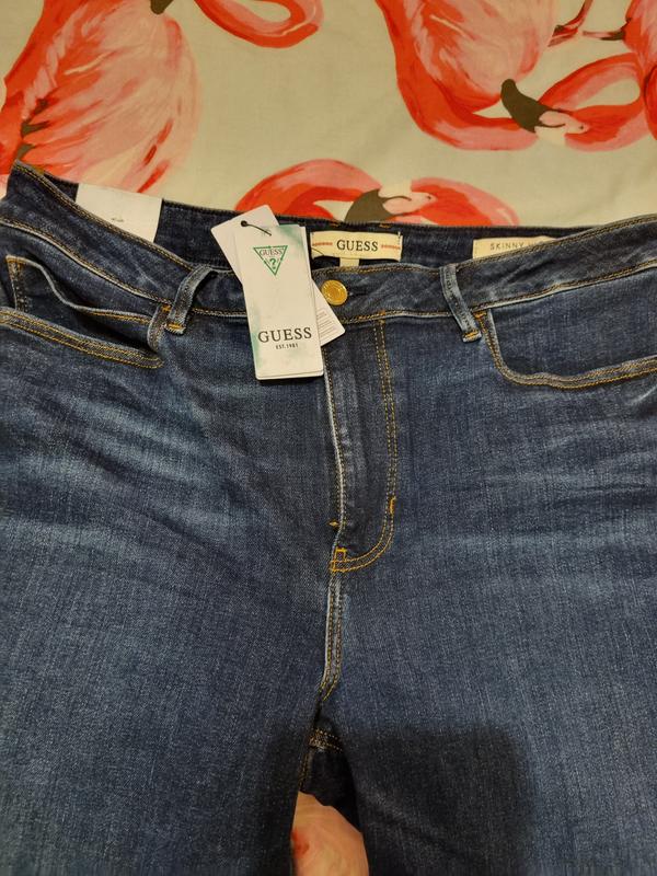Guess Jaden Sculpt Mid Rise Skinny Jeans in Wheatbelt Mid MYER