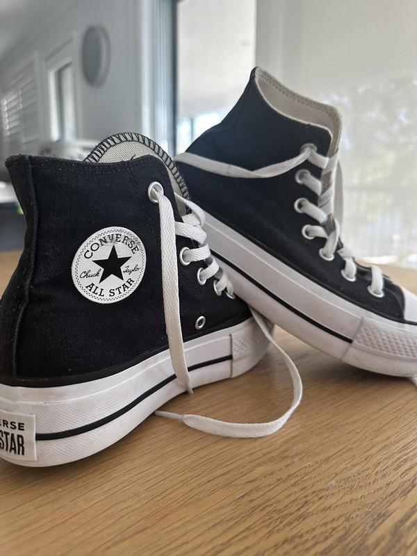 Converse noir taille outlet haute