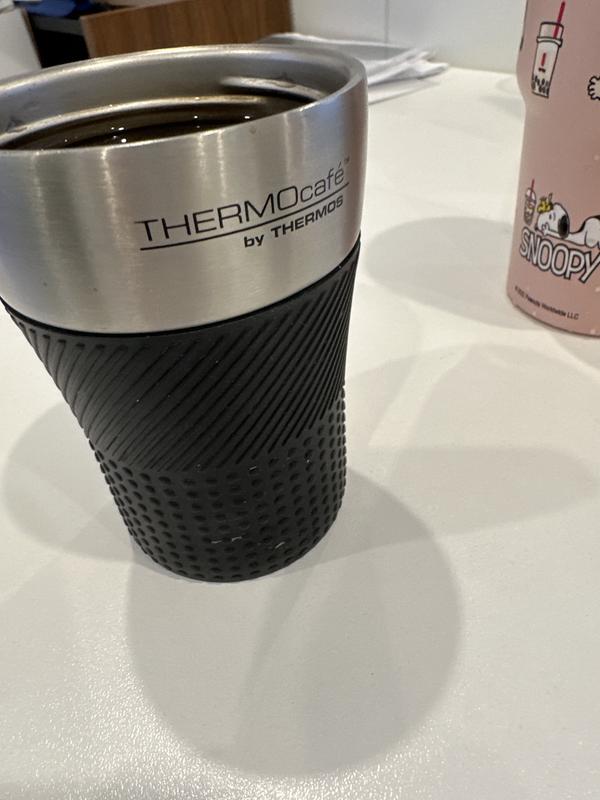 Thermos THERMOcafe Stainless Steel 200ml Vacuum Insulated Travel Cup Black